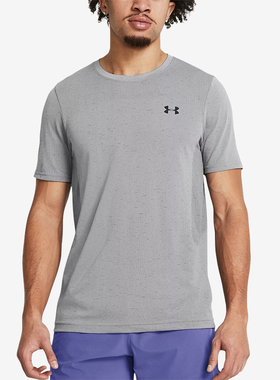 UA/安德玛正品VANISH SEAMLESS男士圆领舒适短袖T恤1382801-011