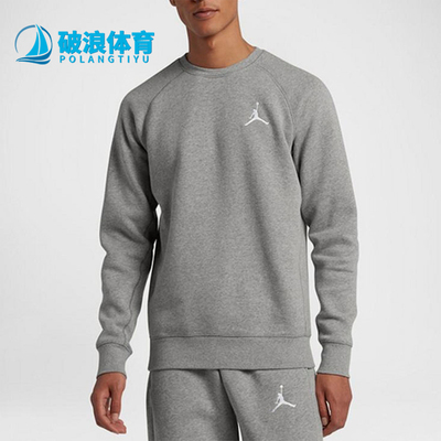 Nike/耐克正品JORDAN圆领休闲套头针织经典卫衣男卫衣CQ7760-063