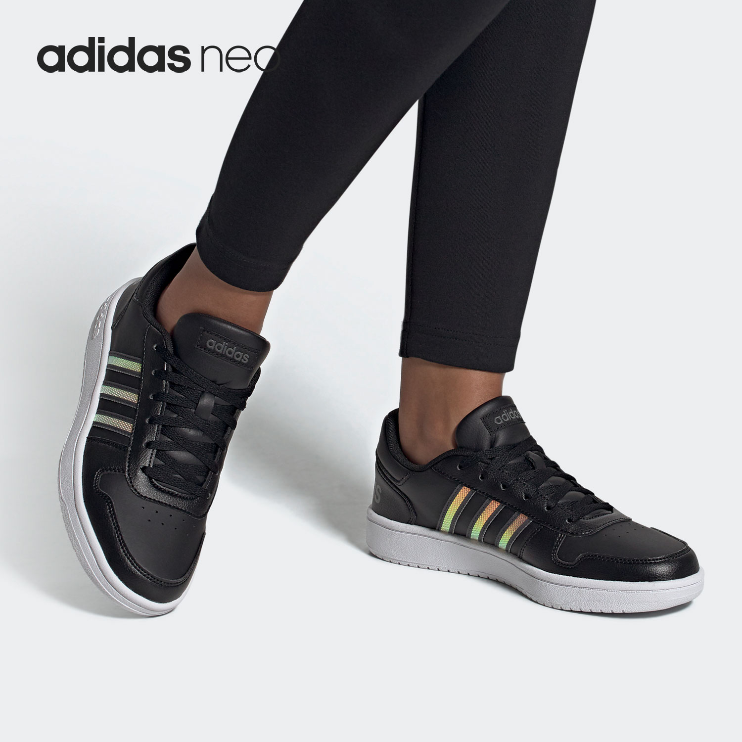 Adidas/阿迪达斯正品 NEO HOOPS 2.0 低帮女子休闲运动鞋 FW3536