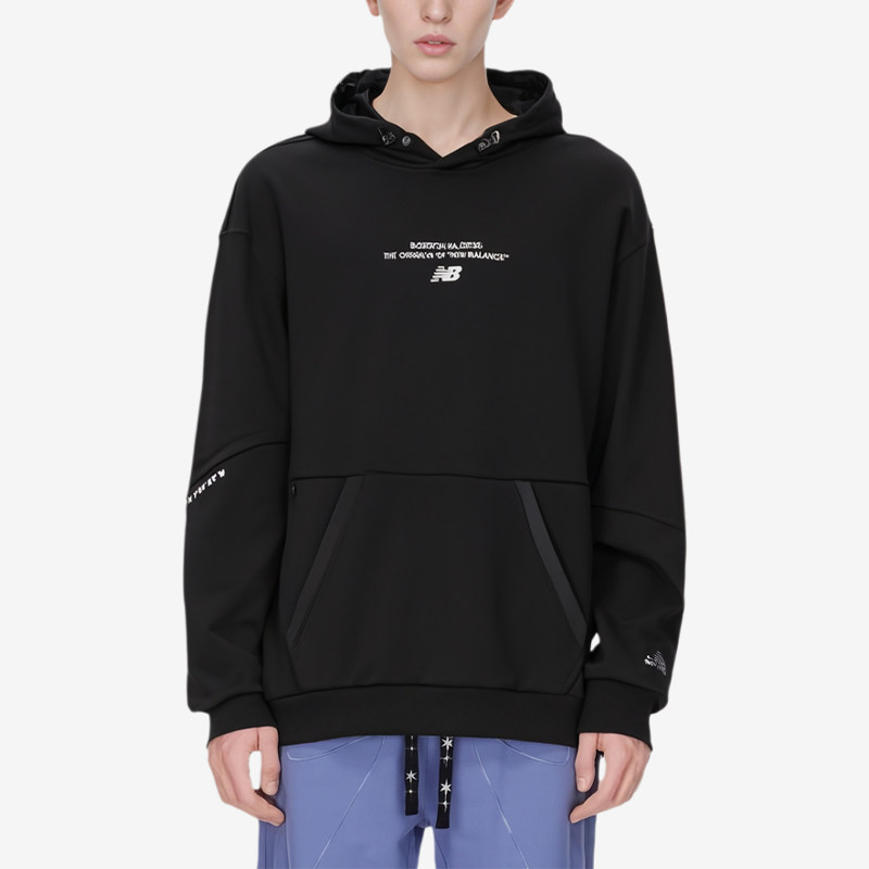 New Balance/NB正品运动男女同款经典宽松卫衣套头衫5CC39593-BK