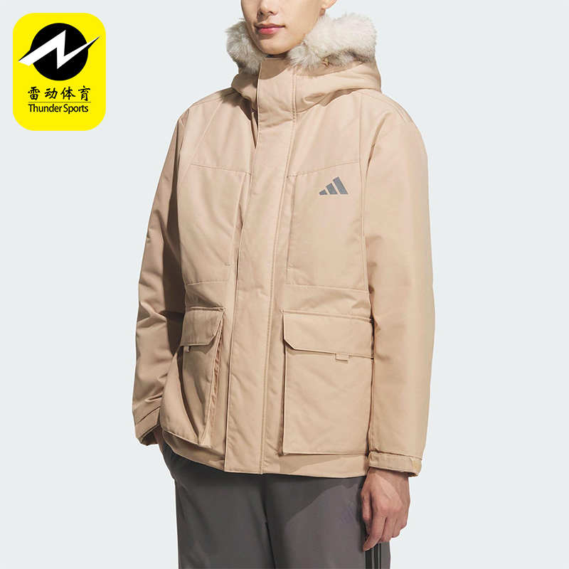 Adidas/阿迪达斯正品V PARKA DOWN男女运动梭织保暖羽绒服KQ5510