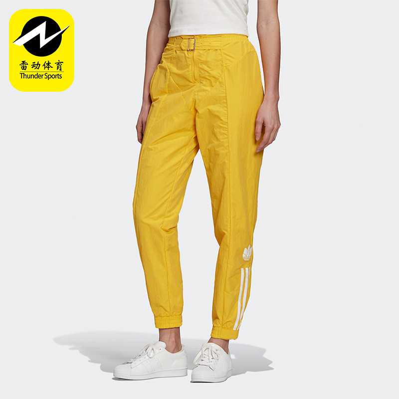 Adidas/阿迪达斯正品三叶草女士经典时尚高腰印花运动长裤GF0266,运动服/休闲服装,运动长裤,淘宝优惠券,粉丝福利购,淘宝优惠卷
