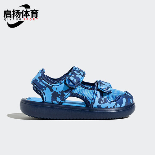阿迪达斯大童沙滩凉鞋夏季