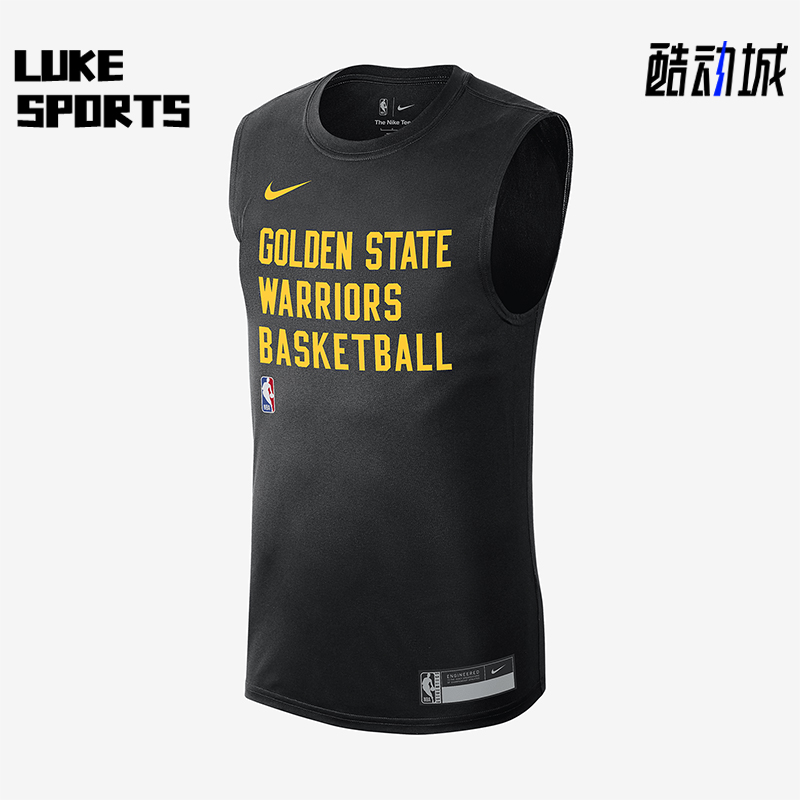 耐克男士圆领针织无袖T恤