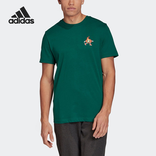 Adidas/阿迪达斯正品当季新款男子休闲运动型短袖T恤 FN1721