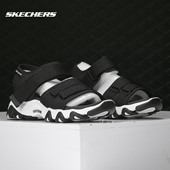 斯凯奇正品 休闲鞋 新款 魔术贴沙滩鞋 女子厚底凉鞋 Skechers