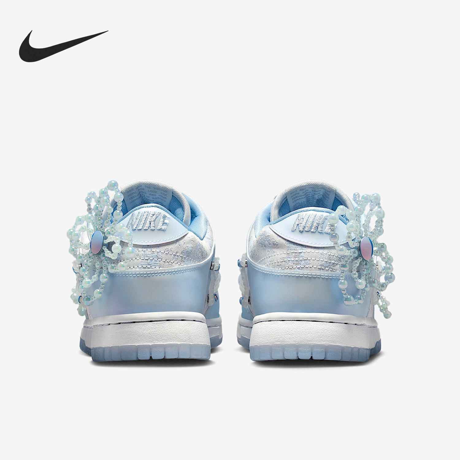 nike/耐克正品 dunk low女士时尚花卉轻便休闲板鞋hv8575