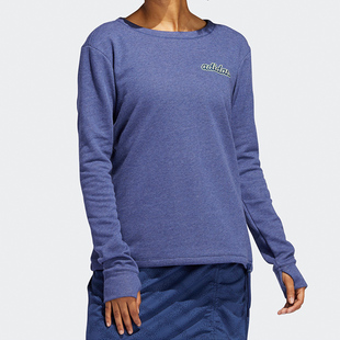 Adidas/阿迪达斯正品LS GRPHIC SWTSH 女子高尔夫运动卫衣 FJ4924