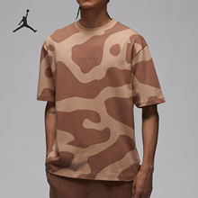 Nike/耐克正品JORDAN男士休闲印花透气运动短袖HF0259-223