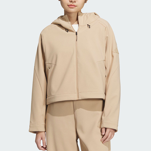 Adidas/阿迪达斯正品秋冬新款女士短款休闲梭织外套JM8859