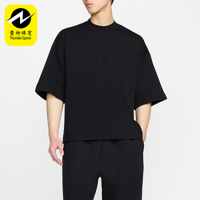 Nike/耐克正品2025秋季款男士休闲圆领套头宽松短袖FB8166-010