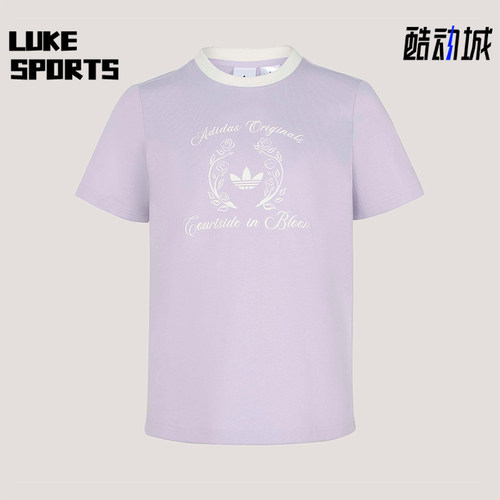 Adidas/阿迪达斯正品三叶草女士亲肤经典运动日常透气T恤KY5735