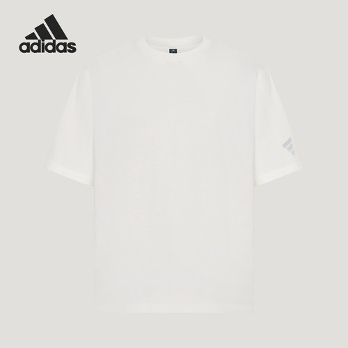 Adidas/阿迪达斯官方正品男士经典宽松透气时尚休闲短袖T恤LF1678