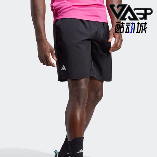 Adidas/阿迪达斯正品夏季男士运动网球透气梭织短裤HS3253