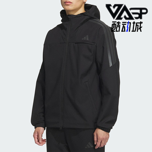 JKT男士 Adidas WARM 运动三条纹连帽外套KA1307 阿迪达斯正品
