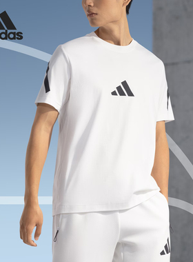 Adidas/阿迪达斯官方正品M Z.N.E. TEE男士户外健身短袖JE3078