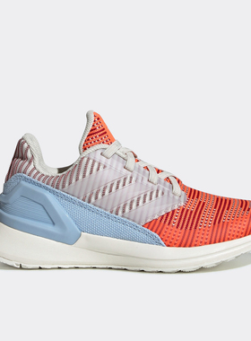 Adidas/阿迪达斯正品 RapidaRun KNIT EL C 小童网面休闲鞋G27308