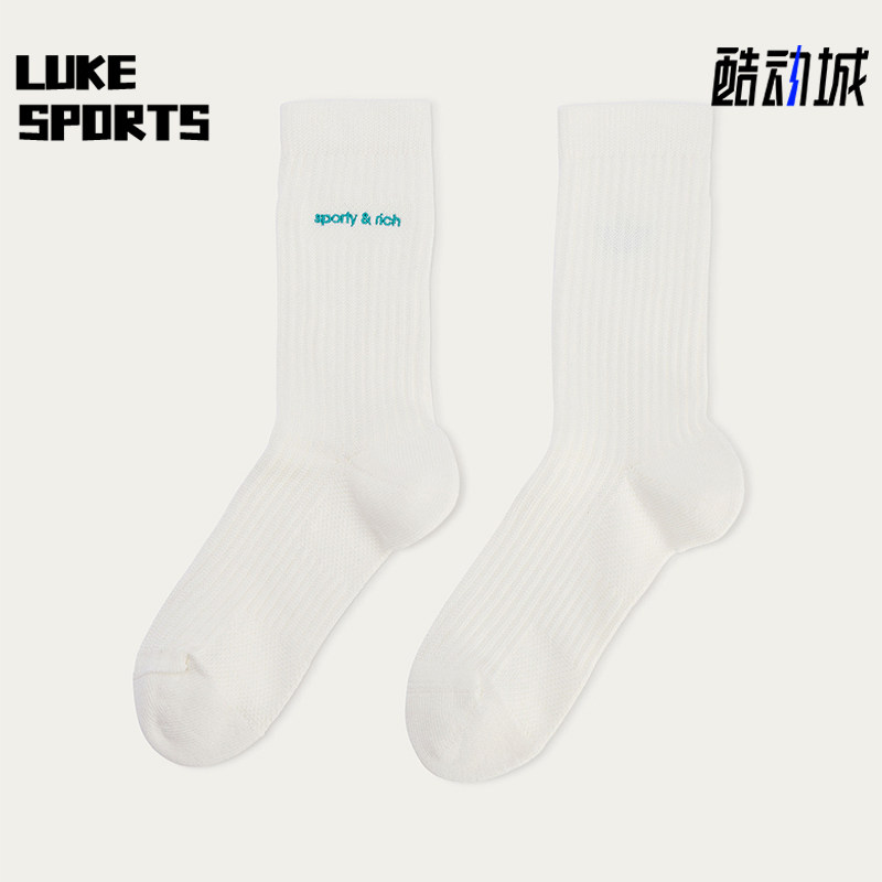 Adidas/阿迪达斯正品2026年男女同款刺绣经典中筒袜一双装KA7997