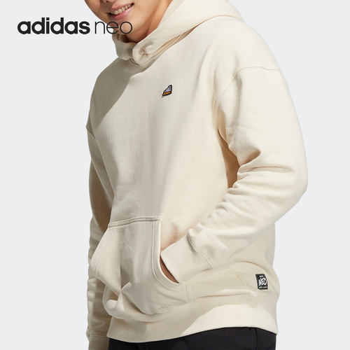 Adidas/阿迪达斯正品NEO男女连帽宽松运动休闲套头衫 HG9017