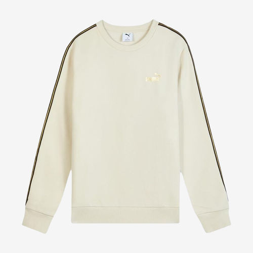 Puma彪马正品TAPE MINIMAL GOLD ESS男子加绒圆领卫衣69354087