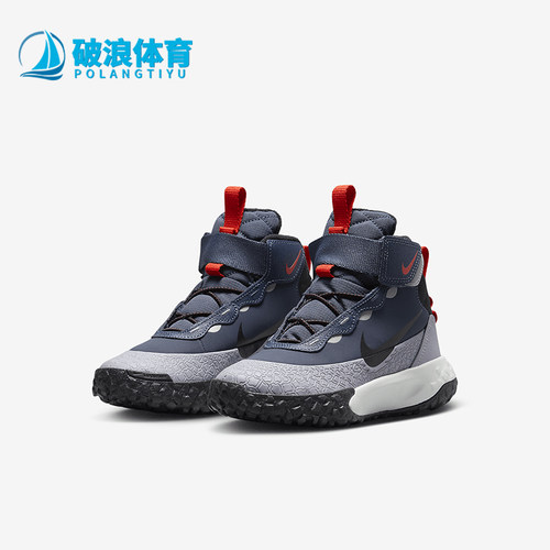 耐克儿童户外休闲缓震中帮运动鞋