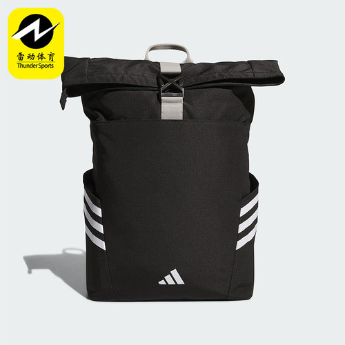 Adidas/阿迪达斯正品ROLL TOP BP男女大容量经典运动双肩包KC0270