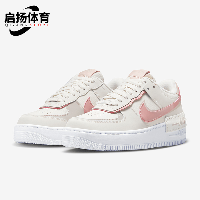 Nike/耐克正品Air Force 1女士轻便经典透气厚底板鞋DZ1847-001
