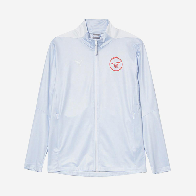 Puma/彪马正品春秋男士立领拉链宽松拼接运动外套605764-11