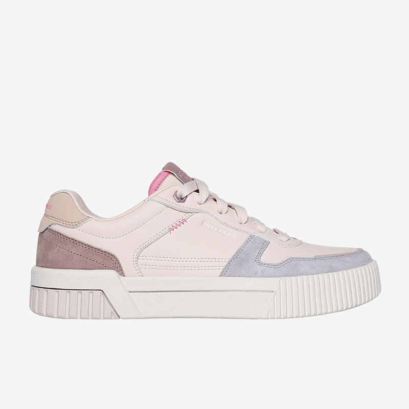 Skechers/斯凯奇正品2024春季新款女士舒适透气厚底休闲板鞋