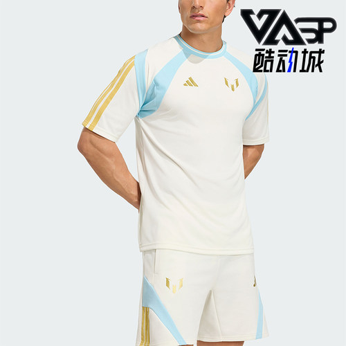 Adidas/阿迪达斯正品男士印花休闲圆领套头经典透气短袖T恤KH0334