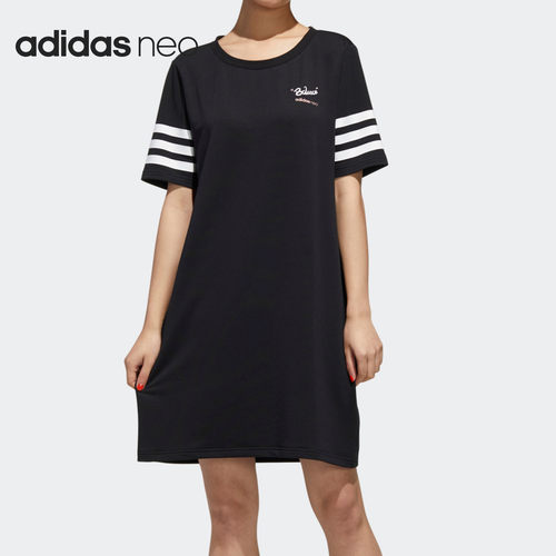 Adidas/阿迪达斯 neo W PNDA DRESS女子休闲运动裙GK1557