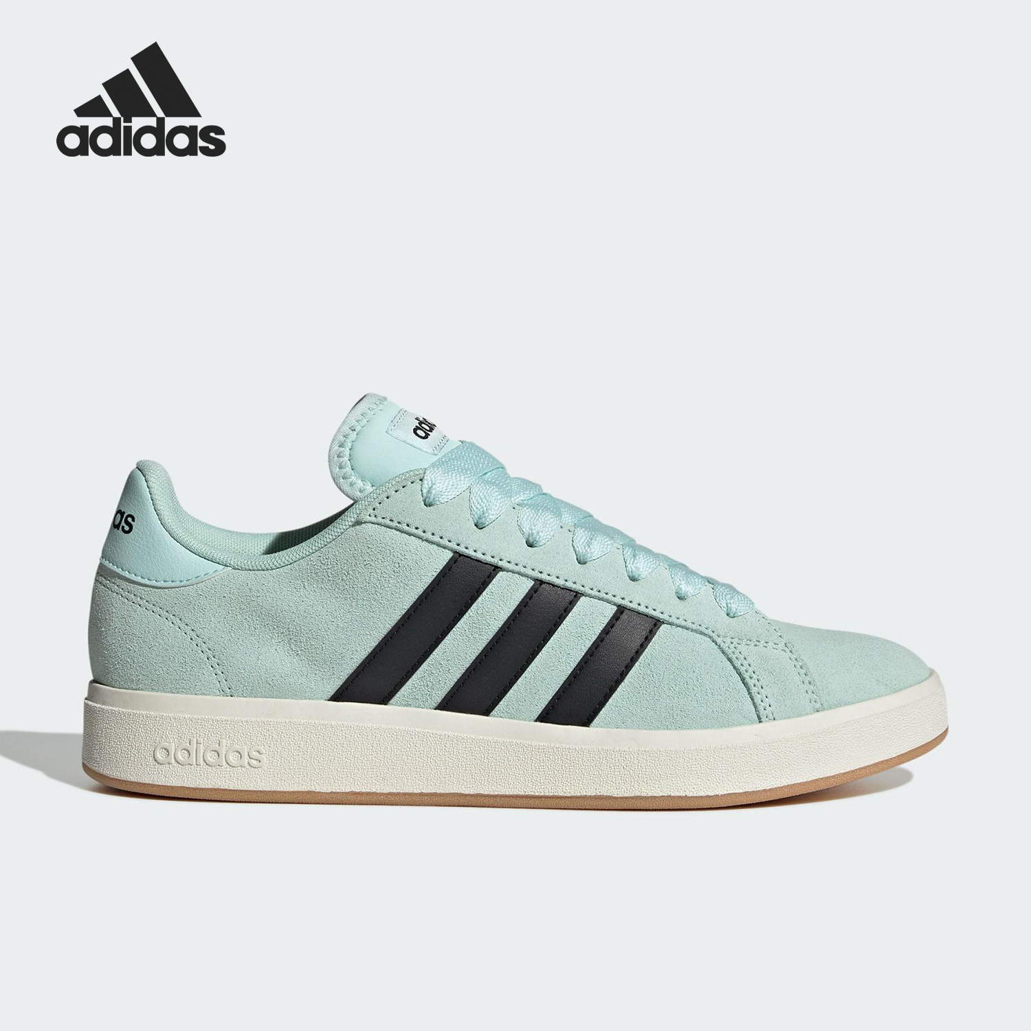 Adidas/阿迪达斯正品新款男女同款防滑耐磨系带低帮板鞋JR7077
