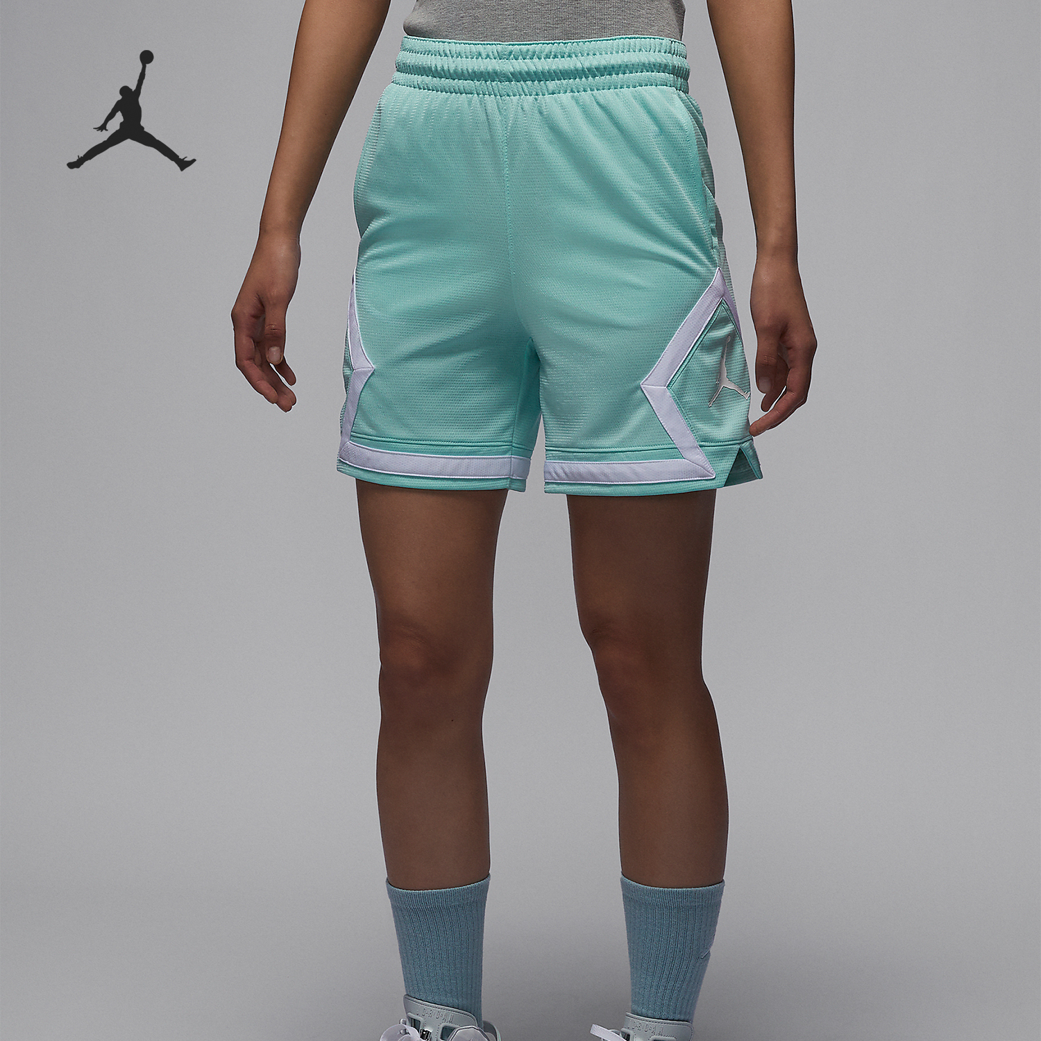 Nike/耐克正品JORDAN女士透气宽松训练运动短裤FB4589-368