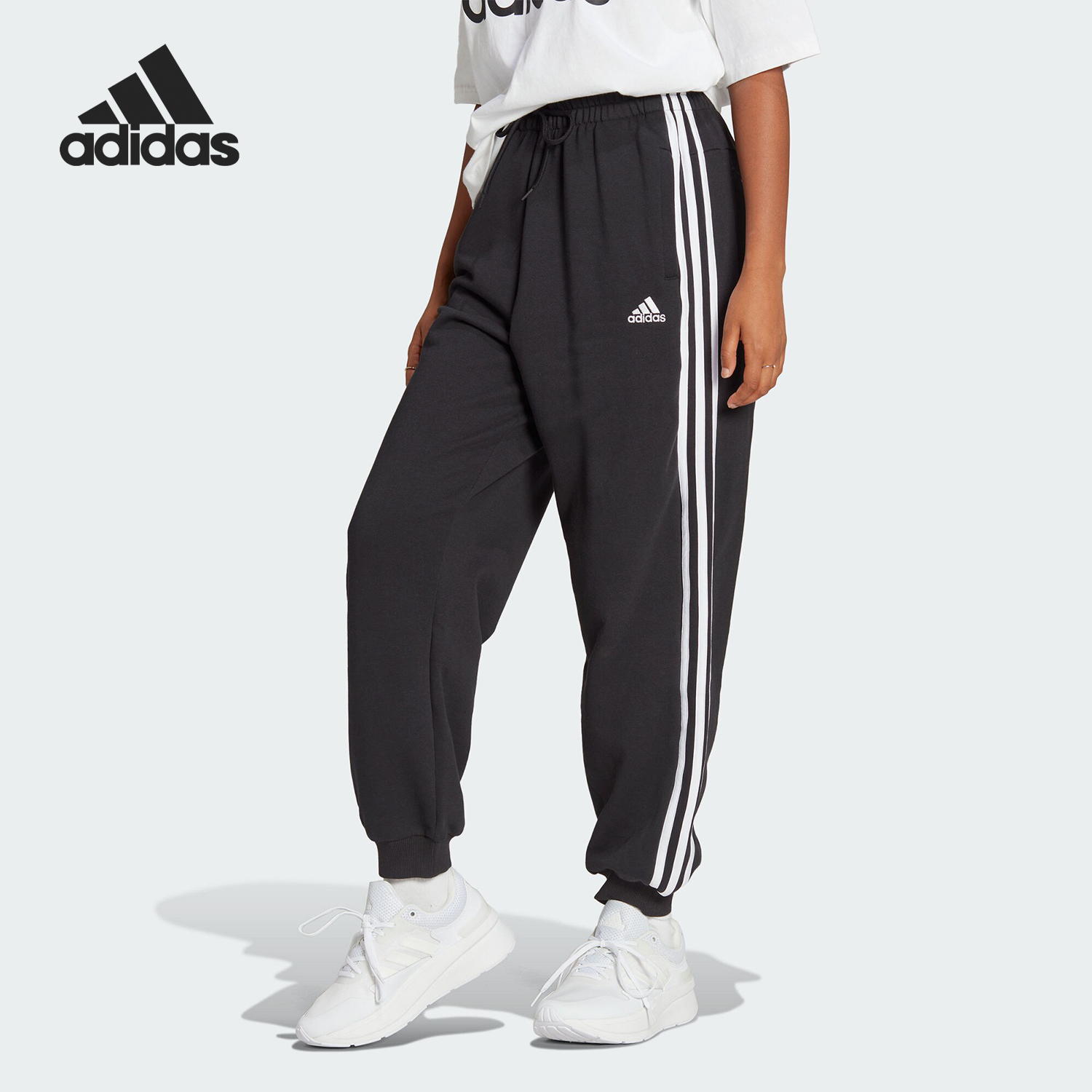 Adidas/阿迪达斯W 3S FT LS PT女士运动休闲长裤HA4375