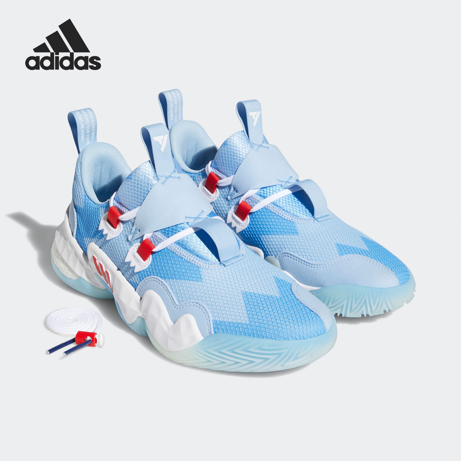 阿迪达斯男子低帮篮球鞋