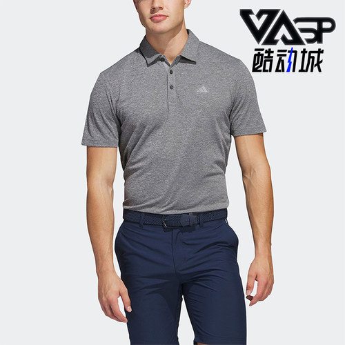 Adidas/阿迪达斯正品夏季男士透气印花运动休闲翻领POLO衫IA5449