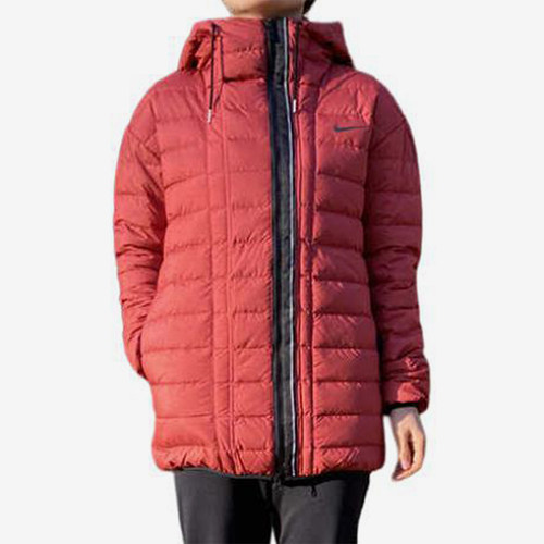Nike/耐克正品运动女士经典简约拉链保暖日常羽绒服683869-696