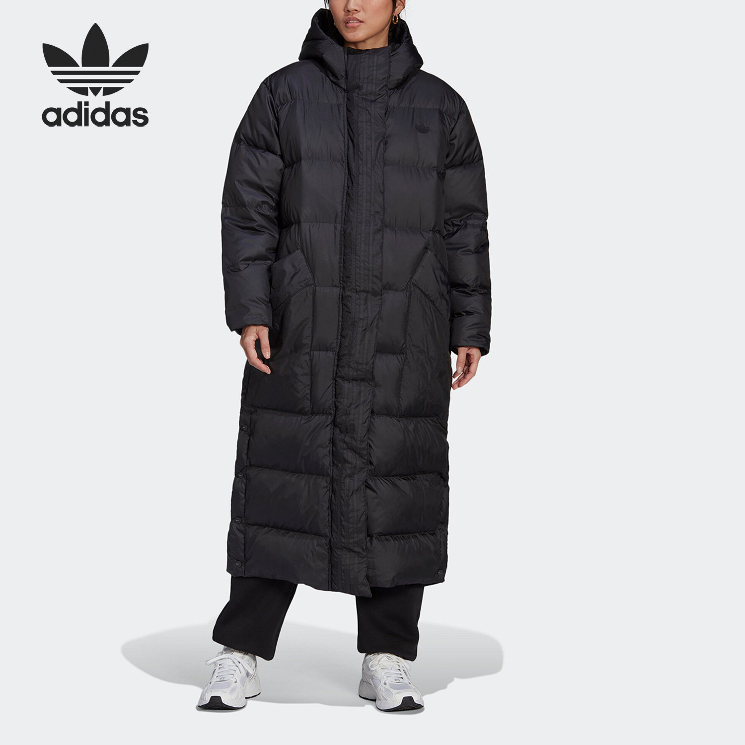 阿迪达斯正品女子羽绒服
