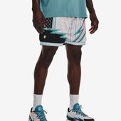 印花宽松透气休闲运动短裤 UA安德玛正品 男子个性 新款 1377866 夏季