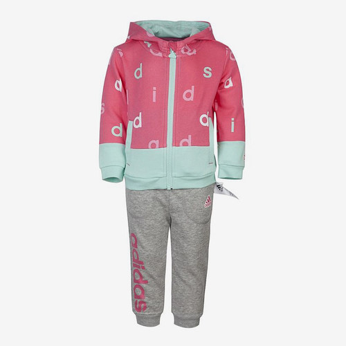 Adidas/阿迪达斯正品婴童休闲时尚简约长袖运动套装AY4631