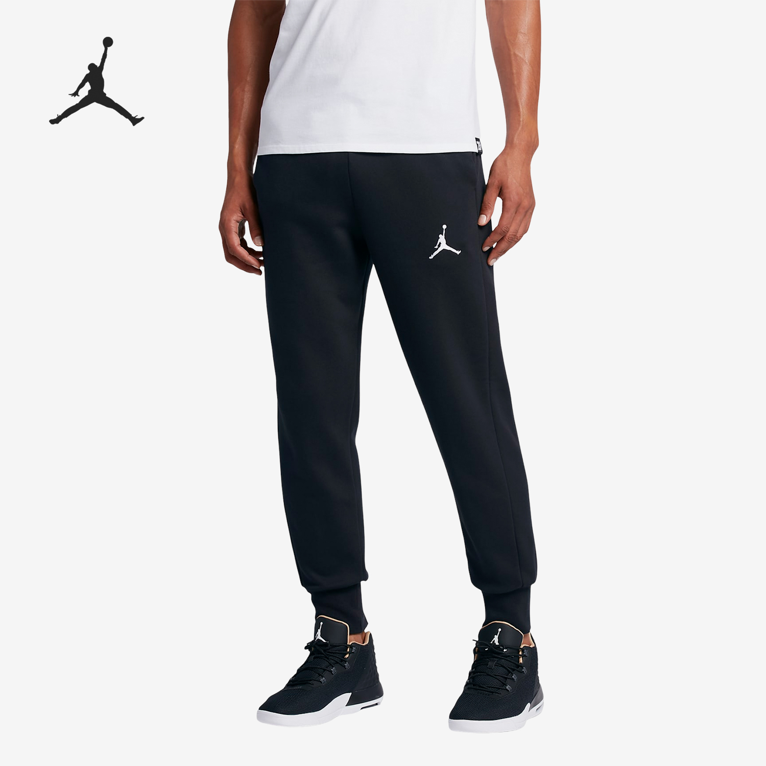 Nike/耐克正品Jordan男子简约时尚束脚针织运动长裤823071