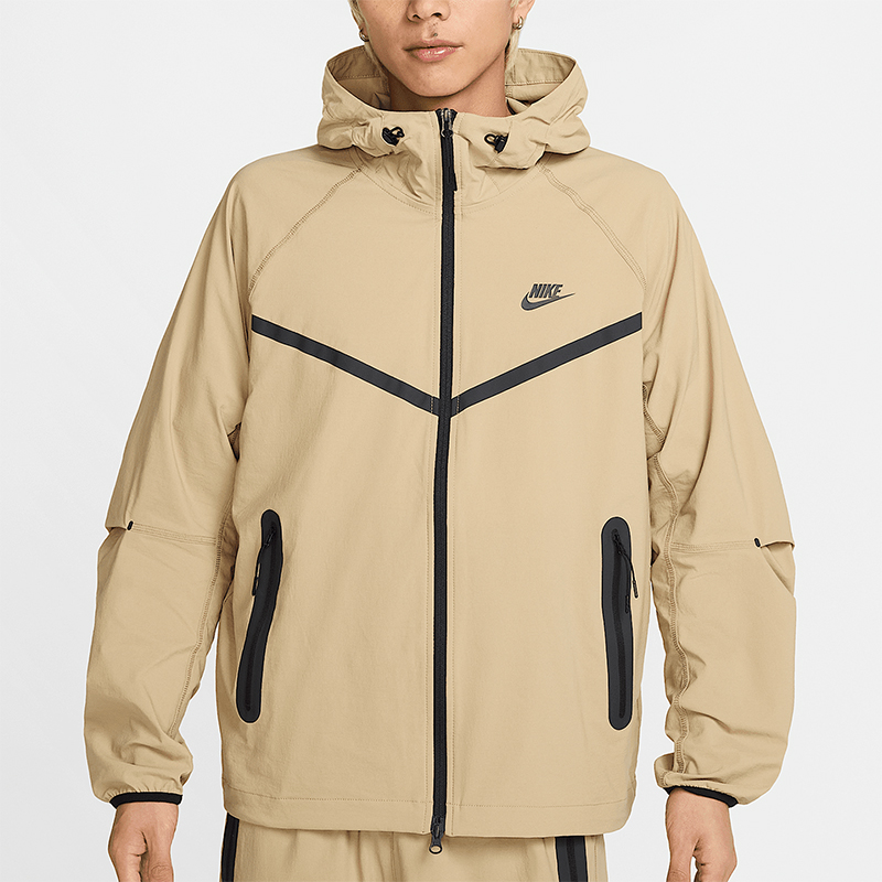 Nike/耐克正品春秋男士连帽宽松梭织经典运动拼接外套HM7152-297