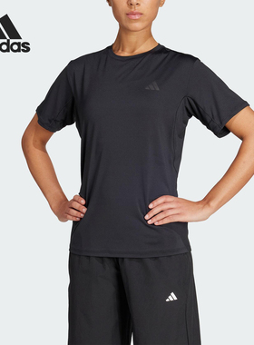 Adidas/阿迪达斯官方正品夏季女士凉感宽松健身运动短袖T恤KB5676