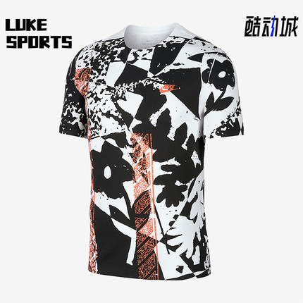 Nike/耐克正品夏季新款男士宽松透气圆领短袖T恤BQ0119-100