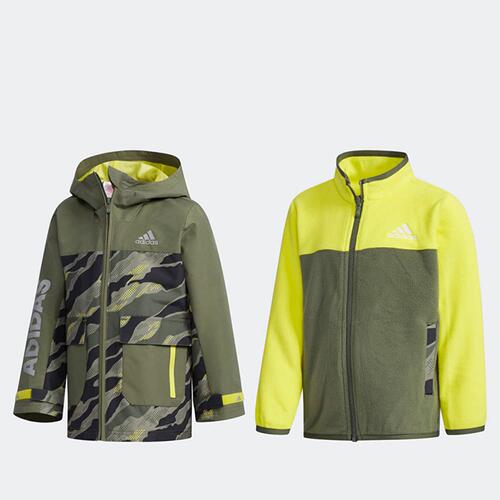 Adidas正品冬季小童休闲运动棉服