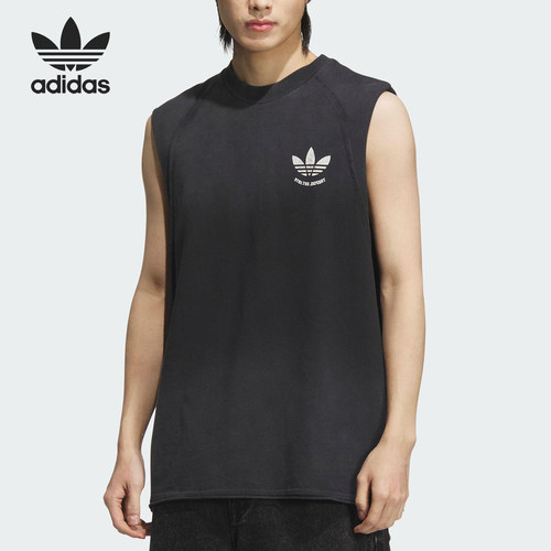 Adidas/阿迪达斯官方正品三叶草男女宽松篮球印花透气背心KC0291