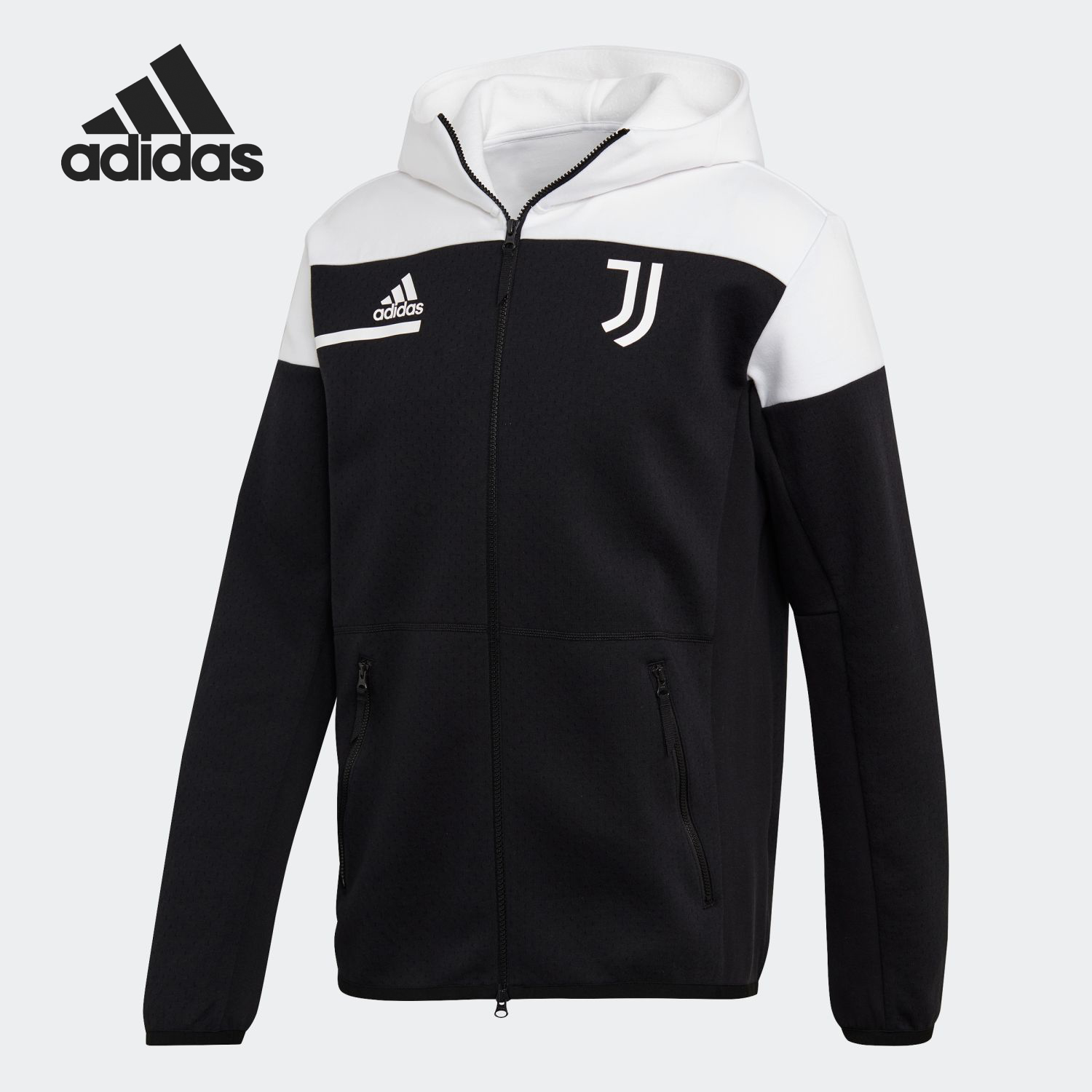 Adidas/阿迪达斯官方正品ZNE 男子足球运动连帽夹克外套 GN5452