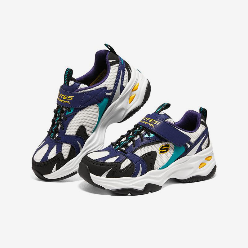 Skechers/斯凯奇正品D'LITES 4.0男童运动休闲魔术贴老爹鞋