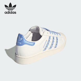 Adidas/阿迪达斯官方正品三叶草女士经典透气贝壳头板鞋JR4506