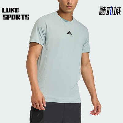 Adidas/阿迪达斯正品2026男士运动经典短袖圆领T恤健身服KA7290